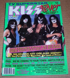 Kiss Aucoin 1980 Kiss Fever Magazine