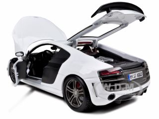   diecast model car of audi r8 gt white die cast model car by maisto