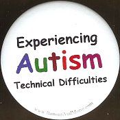 B429 Experiencing Autism Technical Difficulties Pin