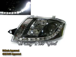 TT 8N 98 01 Pro R8LOOK Headlight Black for Audi