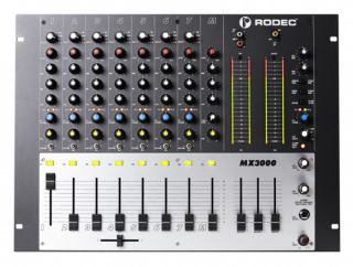 New Rodec MX 3000 8 Channel 19 Pro Audio Mixer MX3000