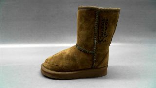 Aussie Dogs Kids Classic Unisex Winter Boots Shoes Sz 9 Cocoa 