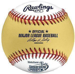 Rawlings 2010 Home Run Derby Baseball 2 Tone Ball Collectors Item 