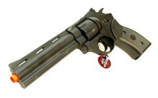 electric 357 magnum revolver full semi auto airsoft gun requires 4 x 