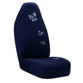 Auto Expressions Dark Blue Butterflies Bucket Seat Cover New 5047553 