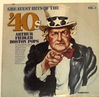 Arthur Fiedler Boston Pops Greatest Hits of The 40s LP