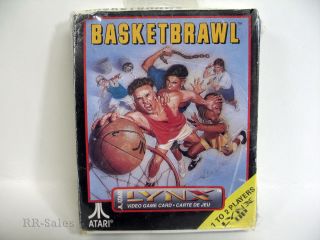 BASKETBRAWL Atari Lynx Video Game Card Factory SEALED New in Box 