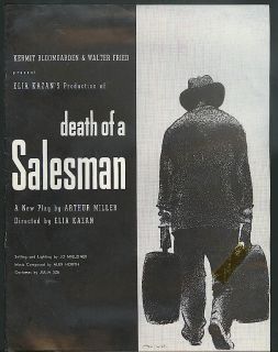 Arthur Millers Death of A Salesman Souvenir Program Thomas Mitchell 