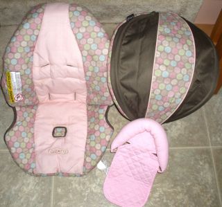 GRACO SNUGRIDE Infant Car Seat REPLACEMENT COVER   ELYSE Pink