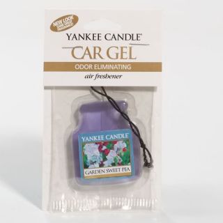 Yankee Candle Car Gel Air Freshener Garden Sweet Pea