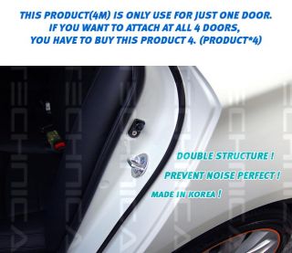 Car Door Noise Universal Rubber Seal Strip B Type Fit Hyundai 11 13 