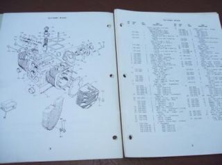 Original 1970 Onan Generator Parts Manual NHC NHCV