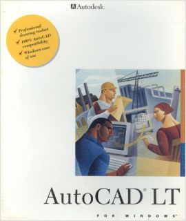 AutoCAD Lt Release 1 for Windows PC New RARE Vintage