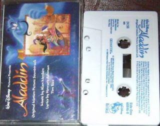 Aladdin Soundtrack Disney Menken Ashman Rice Cassette