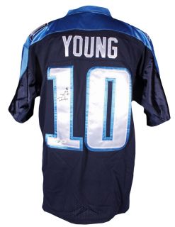 Vince Young Signed Tennessee Titans Jersey JSA Certified