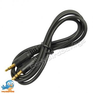   Male to Male M M Gold Plated Stereo Jack Auxiliary Input Cable