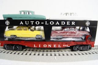 Lionel Evans Auto Loader Car Autos O Gauge Train Carrier 6 38329 6414 