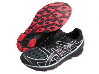 Asics Men Shoes Gel Hikari Black Silver Red Athletic Shoes