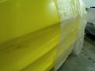   Manta Tandem Kayak with Paddles and Backrests Yellow 10 Feet