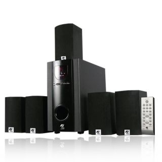 New Home Powered Sub 5 1 Channel Surround Sound System