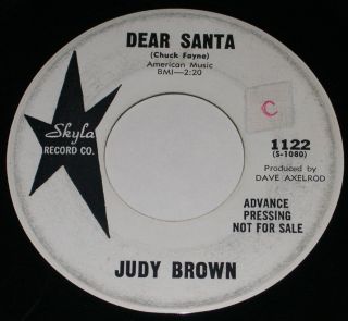   Brown Dear Santa Christmas Wedding Day HEAR 1961 PROMO 7 David Axelrod