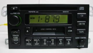 Toyota Avalon Camry Solara 1999 CD Cassette Player Part 16810 Base 