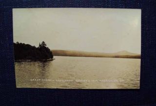 Great Averill Lake Quimbys Inn VT Photo Postcard 1940