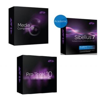 Avid Pro Tools 10 Avid Media Composer 6 Sibelius 7 Professional Bundle 