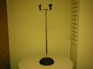 ATLAS SOUND MS 12C PRO DOUBLE MICROPHONE STAND W BASE 