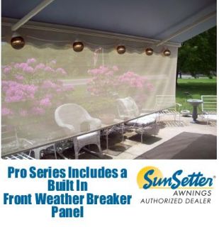20 ft SunSetter Motorized Pro XL Retractable Awning