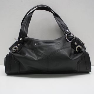 Makowsky Black Leather Handbag