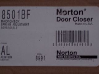 Norton 8150BF Automatic Door Closer Aluminum Finish