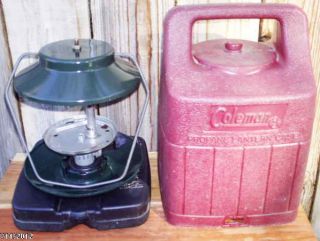 Coleman mdl 5152 Propane Lantern with Carrying Case GOOD CONDITION