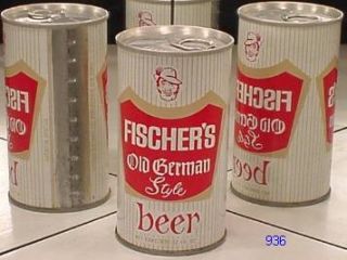 Fischers Old German Beer SS Can Auburndale Florida 936