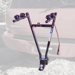 The V Rack is designed to be used with a 2x2 hitch receiver but there 