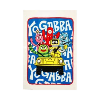 Baby Boom Nickelodeon Yo Gabba Gabba Coral Plush Blanket IB6633