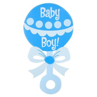5PC VINTAGE BABY BOY BLUE & WHITE STRIP SET NEWBORN NEVER USED NR Free 