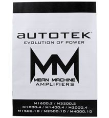 Autotek M1400 4 1400 Watt Max 700W RMS Mean Machine 4 Channel 