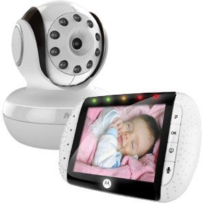 New Motorola Digital Video Baby Monitor with Color LCD Screen 3 5 Inch 