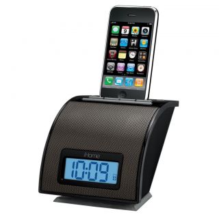 IHOME SPACE SAVER ALARM SOUND CLOCK IPOD TOUCH DOCK IPHONE 3G S 