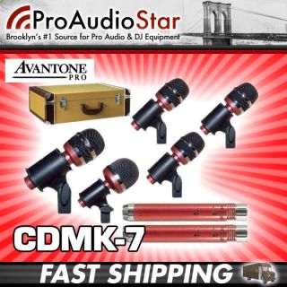 Avantone Pro CDMK 7 CDMK7 Drum Mic Kit Microphone Set PROAUDIOSTAR 
