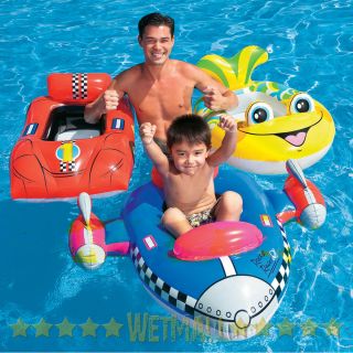   Swimming Pool Float Riders Rocket Racer Fish Baby Floats