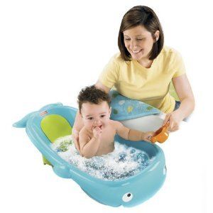 Bath Tub Baby Infant Tubs 1st Bathtube Blue Wash New