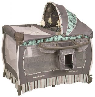 Baby Trend Deluxe Musical Nursery Center Playard w Bassinet Provence 