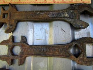 Lot 10 Old Antique Tool Case Rock Island IHC Moline Case Wrench Buggy 