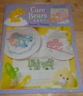 Leisure Arts Care Bears Baby Sweet Things Cross Stitch Booklet 3566 