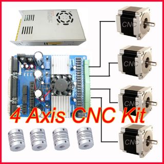 Axis TB6560 Driver NEMA 23 Stepper Motor Power Supply CNC Router Kit 