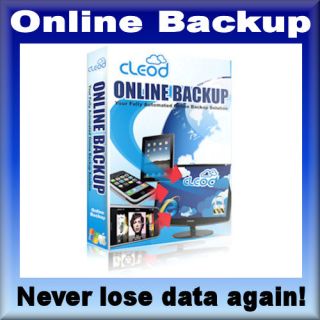 Unlimited Online Data Backup Storage Secure Easy Safe
