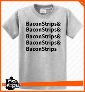 Bacon Strips   EPIC   Food Meal   Funny Time Humor   T Shirt   Tee 