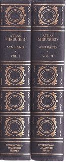 Ayn Rand ATLAS SHRUGGED 2 Vol International Collectors Library ICL ed 